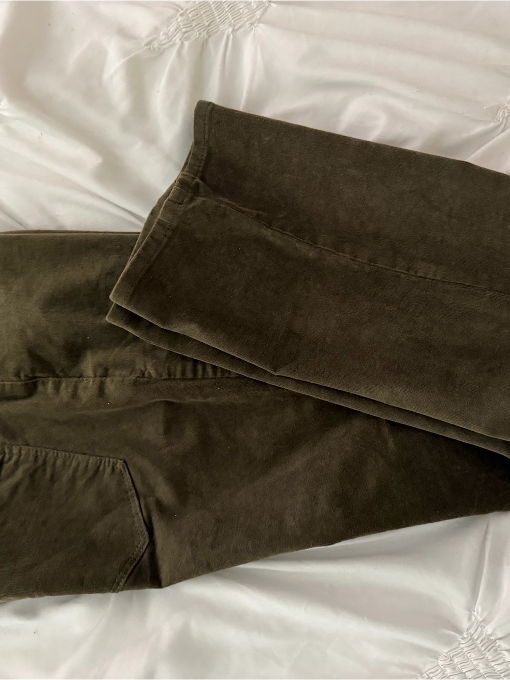 Vintage X America Olive Corduroy Boot-cut and Flair
